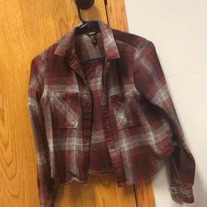 Cropped FOREVER 21 flannel